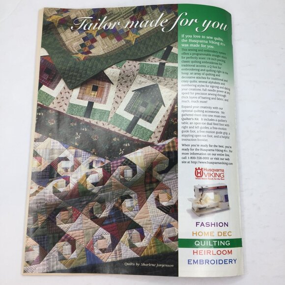 Quilters Newsletter Quilt It For December 1998 Christmas Magazine Quilting Patte - Picture 11 of 12